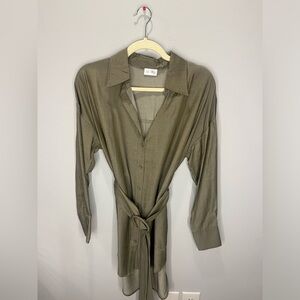 Olive Green Dress by Indie Collection